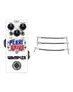 Wampler Plexi-Drive Mini Overdrive Pedal + Gator Patch Cable 3 Pack
