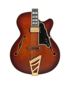 D'Angelico Excel 16 Hollow Body Electric Guitar - Amaretto Burst