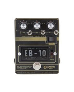 Walrus Audio EB-10 Preamp/EQ/Boost Pedal (Black)
