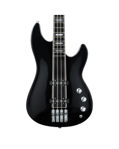 Hagstrom Super Swede Electric Bass Guitar - Black Gloss