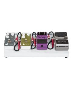 Gator Cases GPB-LAK-WH Small White Aluminum Pedal Board w/ Carry Bag