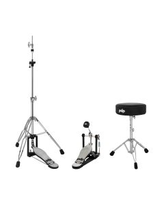 PDP 700 Series 3-Pc Hardware Pack - Single Pedal/Throne/Hi-Hat Stand