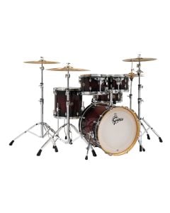 Gretsch Catalina Maple 5-pc Shell Pack w/ Snare - Deep Cherry Burst