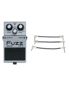 Boss FZ-5 Fuzz + Gator Patch Cable 3 Pack