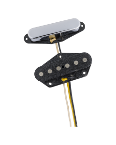 Fender Custom Shop '50/'51 Blackguard Telecaster Pickup Set - Black and Chrome