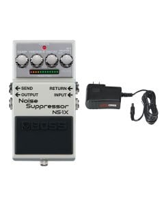 Boss NS-1X Noise Suppressor Pedal + Gator 9V Power Supply Combo