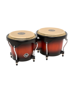 Latin Percussion 6"/7" City II Bongos - Mango Vintage Sunburst Black