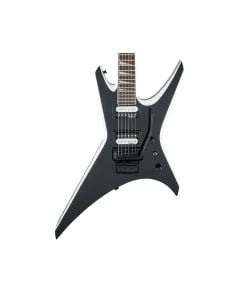 Jackson JS Series Warrior JS32 - Black w/ White Bevels w/ Amaranth FB