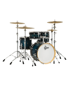 Gretsch Renown 5-Piece Shell Pack w/20" Kick - Satin Antique Blue Burst