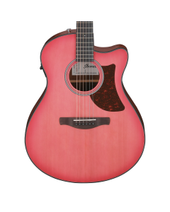 Ibanez AAM50CE Advanced Auditorium Cutaway A/E Guitar - Coral Red Burst