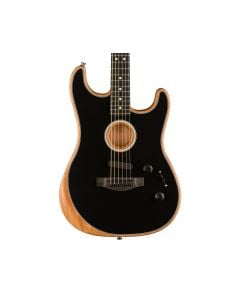 Fender American Acoustasonic Stratocaster - Black w/ Ebony FB