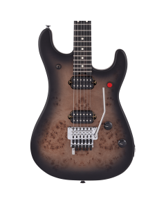EVH 5150 Series Deluxe Poplar Burl Guitar - Black Burst w/Ebony FB