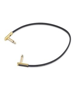 RockBoard Gold Flat 1/4" Patch Cable 11.81"