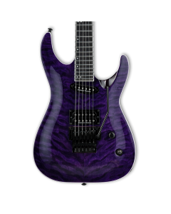 ESP LTD Andy LaRocque ALR-II QM Signature Electric Guitar - See Thru Purple