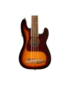 Fender Fullerton Precision Bass Uke - 3-Color Sunburst w/ Walnut FB