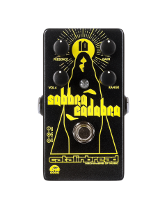 Catalinbread Sabbra Cadabra 10th Anniversary Overdrive Pedal - Black and Yellow