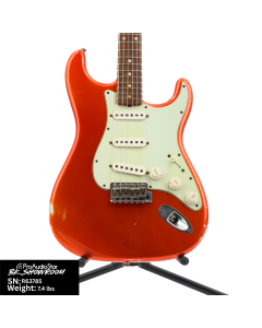 Used Fender Custom Shop 1960 Stratocaster - Candy Tangerine w/Matching Headstock