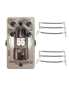 Catalinbread Formula 55 Tweed Style Overdrive + 2x Gator Patch Cable 3 Pack
