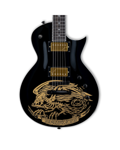 ESP LTD Will Adler Warbird Signature Electric Guitar - Black & Gold