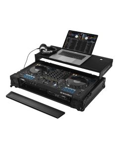 Odyssey FZGSDDJFLX61BL All Black Pioneer DDJ-FLX6 Glide Style Flight Case with 1U Rack