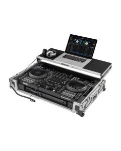 Odyssey FZGSDDJFLX10CW Pioneer DDJ-FLX10 Glide Style Flight Case w/Corner Wheels