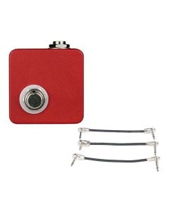 JHS Red Remote Pedal + Gator Patch Cable 3 Pack