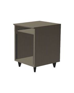 Gator Frameworks GFW-ELITEDESKRK-GRY Elite Series Desk 10U Rack - Driftwood Grey