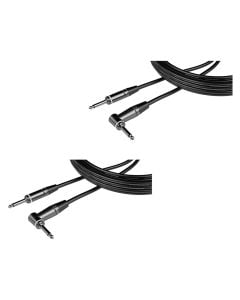 Gator Cableworks Composer Series 20' RA Instrument Cable x2