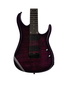 Sterling by Music Man JP157 DiMarzio Flame Maple Electric Guitar - Purple Nebula