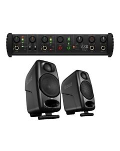IK Multimedia AXE I/O & Amplitube 5 MAX Bundle + IK iLoud Micro Monitors