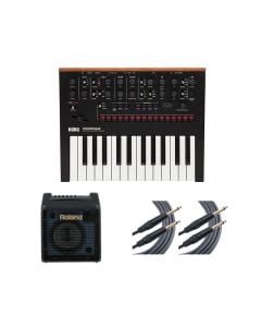Korg Monologue Black + KC-60 + Mogami Cables