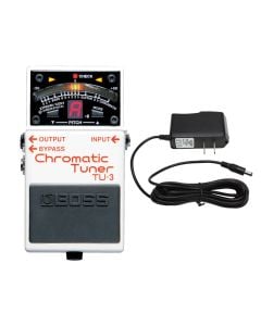 Boss TU-3 Chromatic Tuner Pedal + Power Supply
