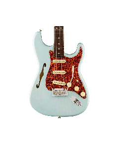 Fender American Professional II Strat Thinline - Trans Daphne Blue w/Rosewood FB