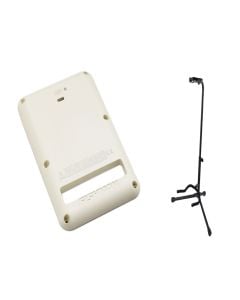 Fishman Rechargeable Battery Pack for Strat - White + Gator Single Guitar Stand