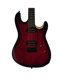 Sterling by Music Man Rabea Massaad Artist Series Sabre - Blood Flame Burst