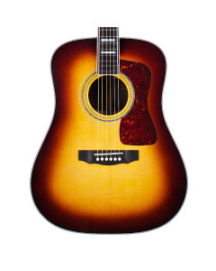 Guild USA D-55E Dreadnought A/E Guitar w/LR Baggs Anthem - Antique Burst