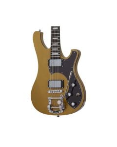 Schecter Stargazer-6 Electric Guitar w/Vibrato - Metallic Gold