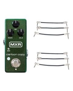 MXR M299 Carbon Copy Mini + 2x Gator Patch Cable 3 Pack