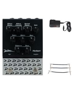 Diezel Herbert 2-Channel Preamp/OD + Gator 9V Power Combo & 3 Patch Cables