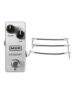 MXR M293 Booster Mini + Gator Patch Cable 3 Pack