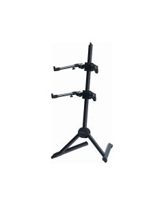 Quik Lok Two-Tier Fully Adjustable Slant Keyboard Stand w/Nylon Bag