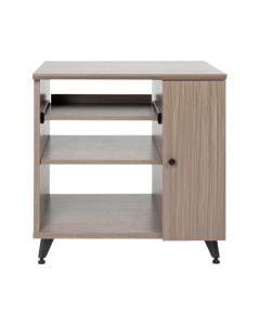 Gator Frameworks GFW-ELITESIDECAR-GRY Elite Series Rolling Rack Sidecar Cabinet - Driftwood Grey