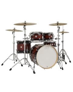 DW Design Series 4-Piece Maple Shell Pack Tobacco Burst w/ 22" Kick