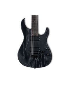 ESP LTD SN-1007 Baritone HT Electric Guitar - Black Blast