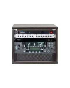 Gator Frameworks GFW-ELITERK-8U-BRN 8U Desktop Studio Rack - Walnut