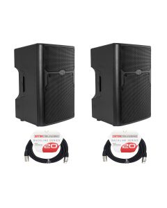 Peavey PVXp 15 15" Powered Speaker w/ Bluetooth Pair + Cables