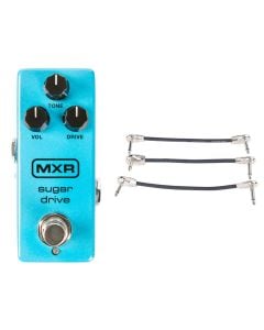 MXR M294 Sugar Drive Mini + Gator Patch Cable 3 Pack