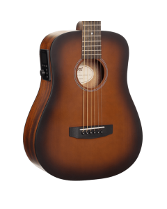 Cort Earth Go HyVibe Acoustic-Electric Guitar w/Bag - Burst