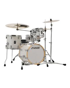 Sonor AQ2 Maple Safari 4-pc Shell Pack w/ 16" Kick - White Marine Pearl