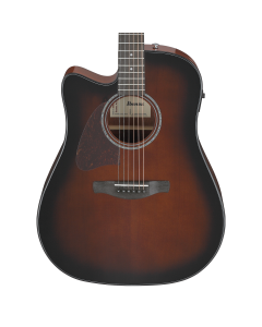 Ibanez AAD51LCE Left Handed A/E Guitar - Dark Violin Sunburst High Gloss